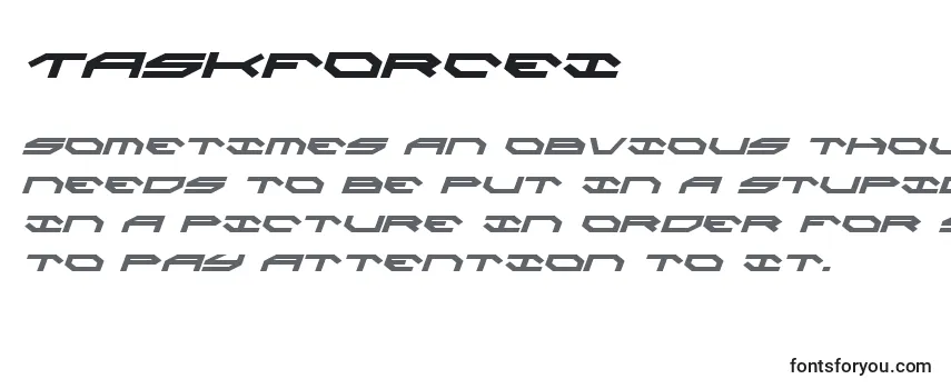 Шрифт Taskforcei