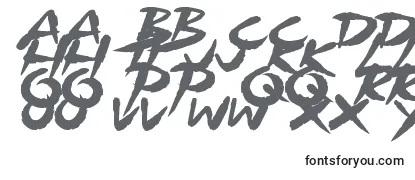 SpeedingBrush Font