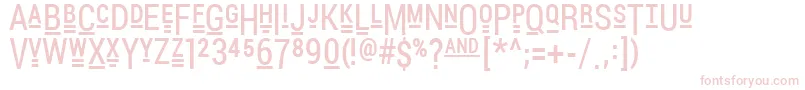 PocketThrilledFp Font – Pink Fonts on White Background