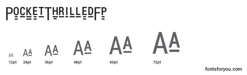 PocketThrilledFp Font Sizes