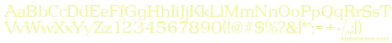 PenthouseserialLightRegular Font – Yellow Fonts