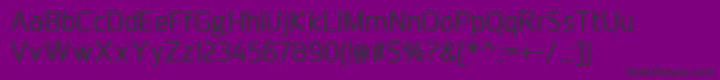 JuhlMedium Font – Black Fonts on Purple Background