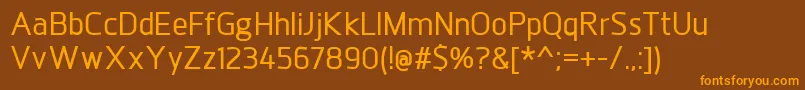 More about JuhlMedium Font JuhlMedium Font – Orange Fonts on Brown Background