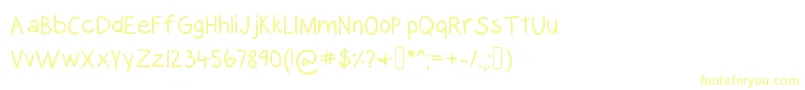 AlyssaKayla Font – Yellow Fonts