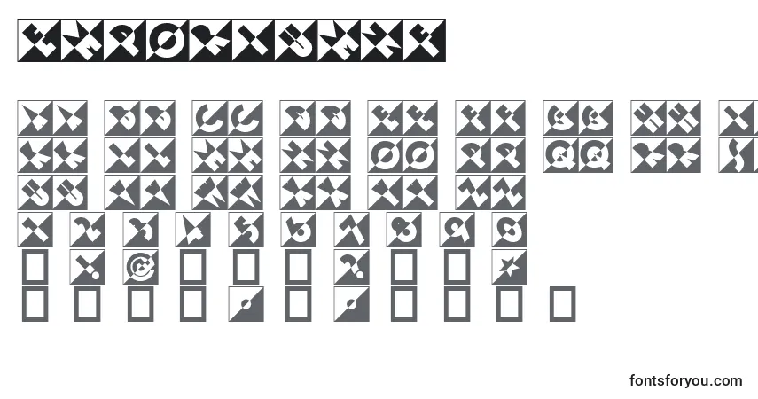 A fonte Emporiumnf (73183) – alfabeto, números, caracteres especiais