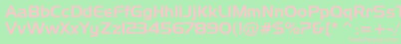 Newtow Font – Pink Fonts on Green Background