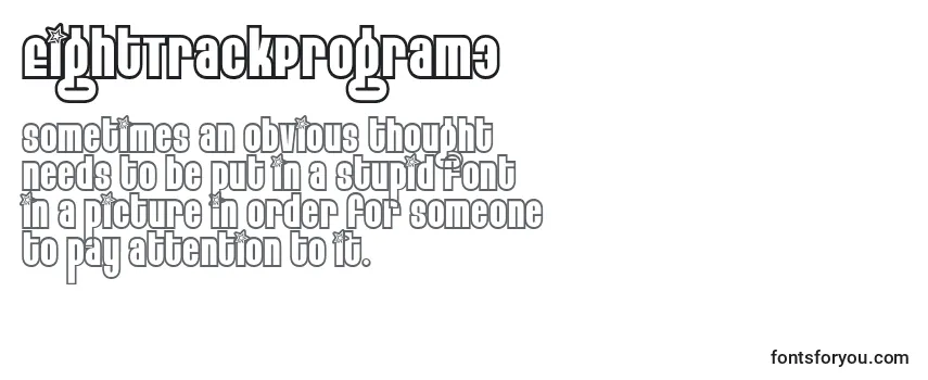 EightTrackProgram3 フォントのレビュー