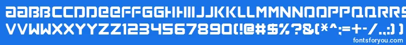 フォントLoaded – 青い背景に白い文字