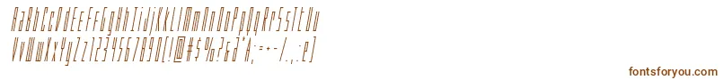 Phantaconcondital-Schriftart – Braune Schriften