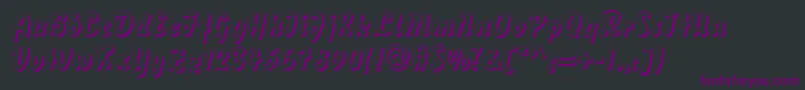 fuente DsBisonShadow – Fuentes Moradas Sobre Fondo Negro