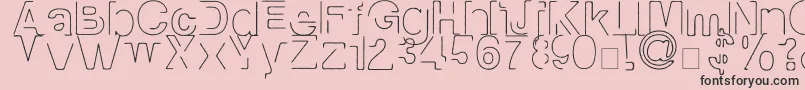 Manko Font – Black Fonts on Pink Background