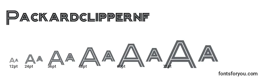 Packardclippernf Font Sizes