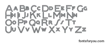 Обзор шрифта Packardclippernf