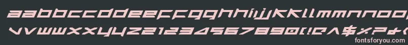Harrieib Font – Pink Fonts on Black Background