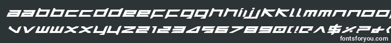 Harrieib Font – White Fonts on Black Background