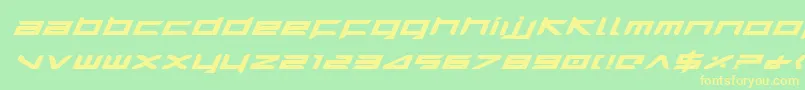 More about Harrieib Font Harrieib Font – Yellow Fonts on Green Background