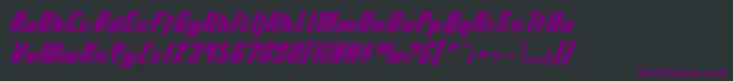 Flyboybb Font – Purple Fonts on Black Background