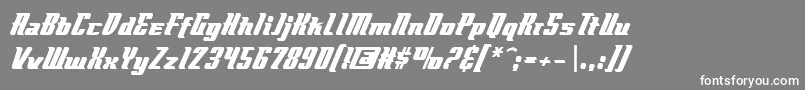More about Flyboybb Font Flyboybb Font – White Fonts on Gray Background