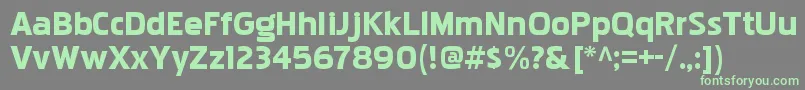 More about PakenhamxpblRegular Font PakenhamxpblRegular Font – Green Fonts on Gray Background