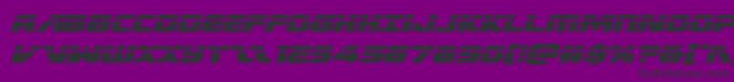 Federalescortlaserital Font – Black Fonts on Purple Background