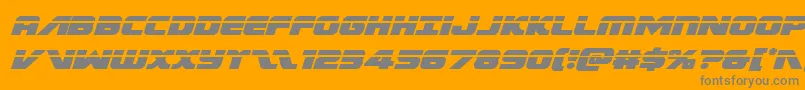 More about Federalescortlaserital Font Federalescortlaserital Font – Gray Fonts on Orange Background