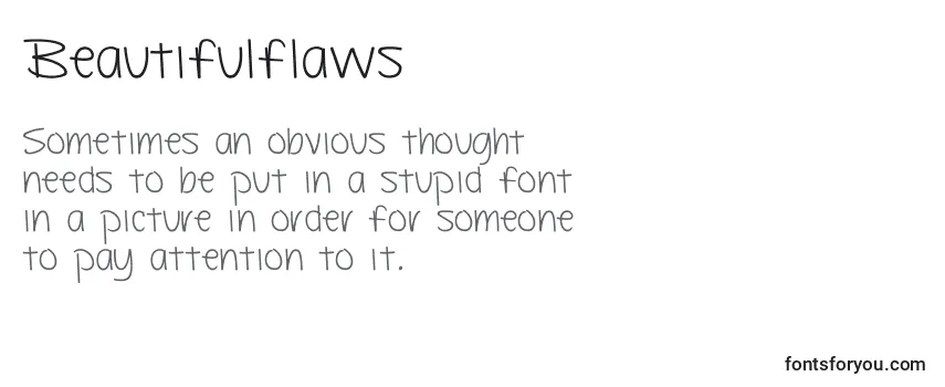 Beautifulflaws Font