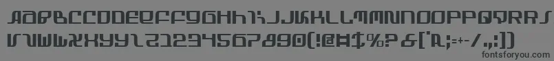 Шрифт InfinityFormulaCondensed – чёрные шрифты на сером фоне