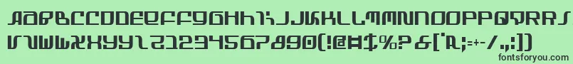 InfinityFormulaCondensed Font – Black Fonts on Green Background