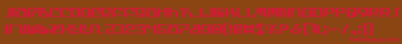 InfinityFormulaCondensed Font – Red Fonts on Brown Background