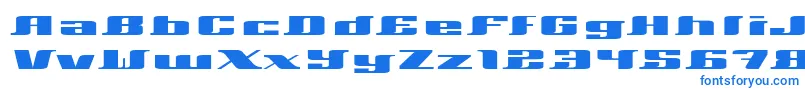 Xeranthemum-fontti – siniset fontit valkoisella taustalla