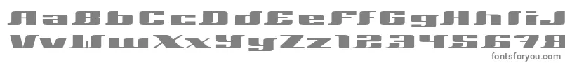 フォントXeranthemum – 白い背景に灰色の文字