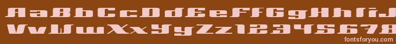Xeranthemum Font – Pink Fonts on Brown Background