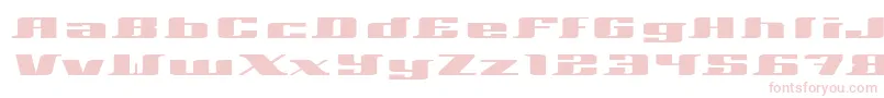 Шрифт Xeranthemum – розовые шрифты на белом фоне