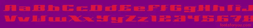 Xeranthemum Font – Red Fonts on Purple Background