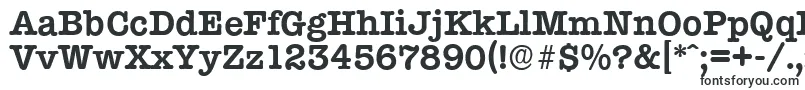 TypewriterserialBold-fontti – Alkavat T:lla olevat fontit