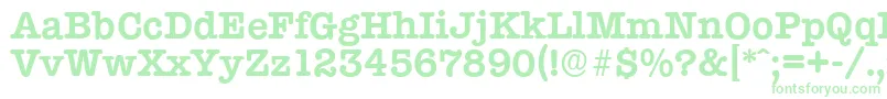 TypewriterserialBold Font – Green Fonts