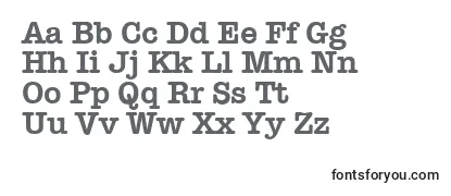 TypewriterserialBold-fontti