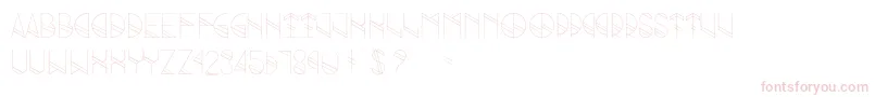 フォントGrind – 白い背景にピンクのフォント