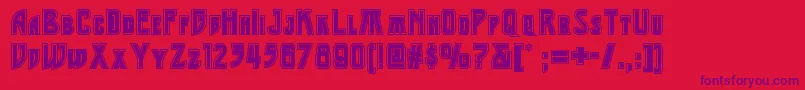 Middleearthnf Font – Purple Fonts on Red Background