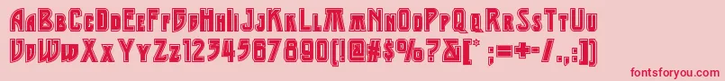 Middleearthnf Font – Red Fonts on Pink Background