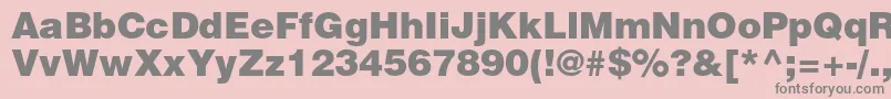 More about HelveticaltstdBlk Font HelveticaltstdBlk Font – Gray Fonts on Pink Background