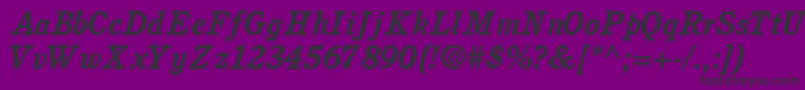 fuente PerspectiveSsiBoldItalic – Fuentes Negras Sobre Fondo Morado