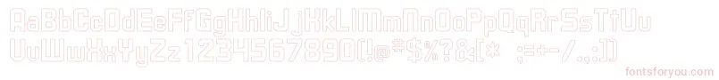UpsilonHollow Font – Pink Fonts