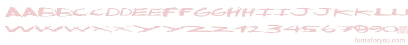 フォントCleandirty – ピンクのフォント