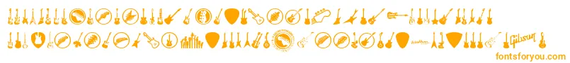 ElectricGuitarIcons-fontti – oranssit fontit