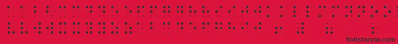 Lisätietoja SheetsBrailleLight-fontista SheetsBrailleLight-fontti – mustat fontit punaisella taustalla