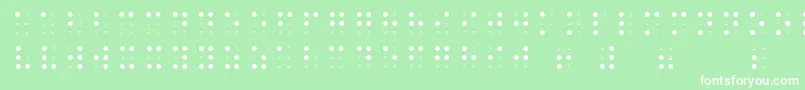 More about SheetsBrailleLight Font SheetsBrailleLight Font – White Fonts on Green Background