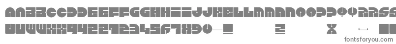 Keel-fontti – harmaat kirjasimet valkoisella taustalla