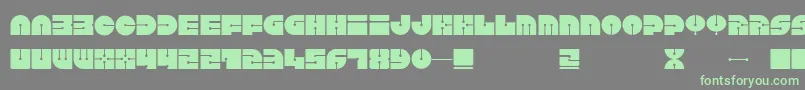 Keel-fontti – vihreät fontit harmaalla taustalla