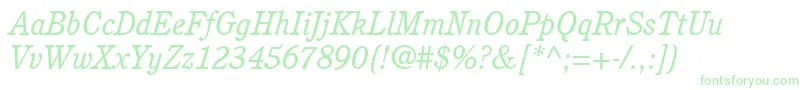 ItcCushingLtBookItalic Font – Green Fonts